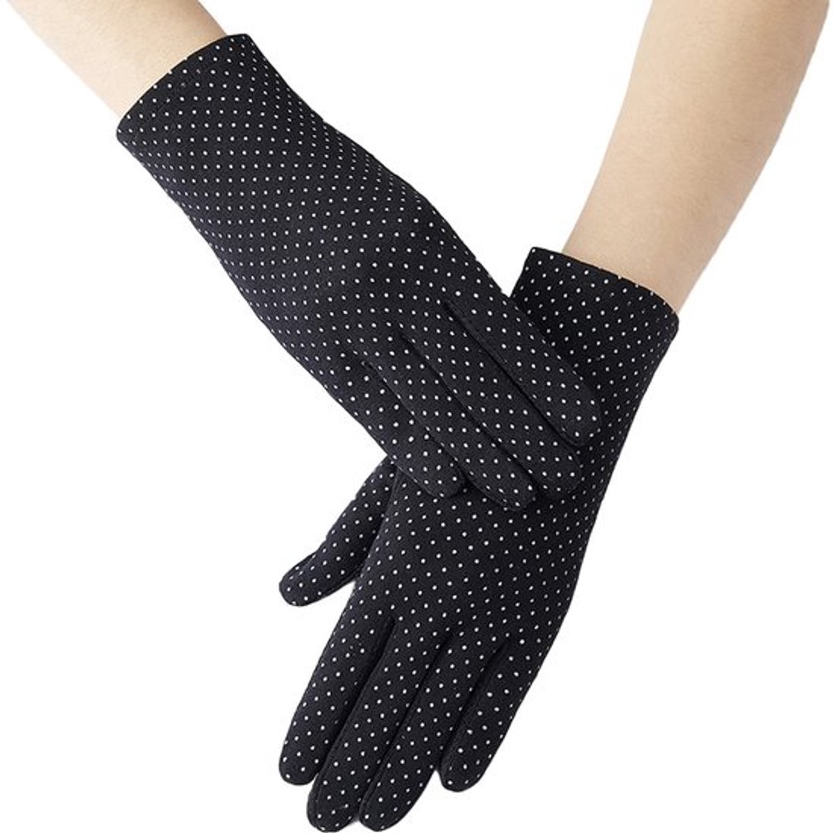 CHENGZI 3 Paar Vrouwen UV Handschoenen Zon Bescherming Rijden Handschoenen Zomer Sunblock Handschoenen Voor Rijden Outdoor, Roze, Wit, zwart, One Size