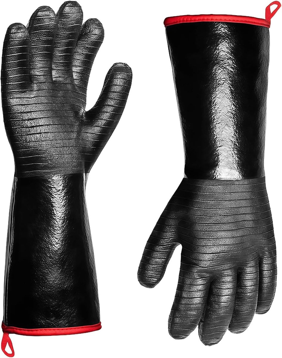 Barbecuehandschoenen - 45 cm - Hittebestendige Bescherming - Voor Grillen en Barbecueën