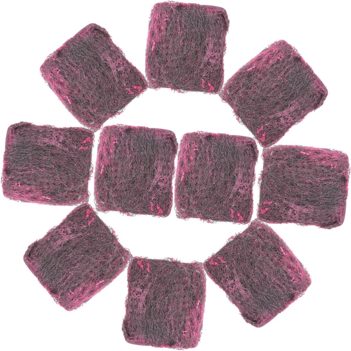 Roestvrijstalen Schuurpads - Schuursponsjes Keuken - Hardnekkig Vuil Verwijderen - Gemaakt van Roestvrij Staal - 6.5 cm x 4.5 cm