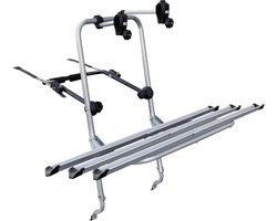 Fietsendrager Achterklep - Auto Fietsdrager - Vervoer 3 Fietsen - Specifiek Model - 45 kg Laadvermogen - Zilver