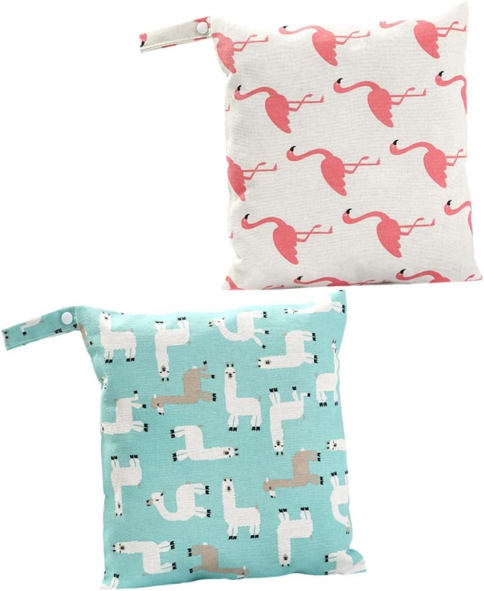 Opbergtas Luiers - Luierorganizer Luierzak - Babyverzorging Thuis - Waterdicht en Ademend - 30x27cm - Blauw