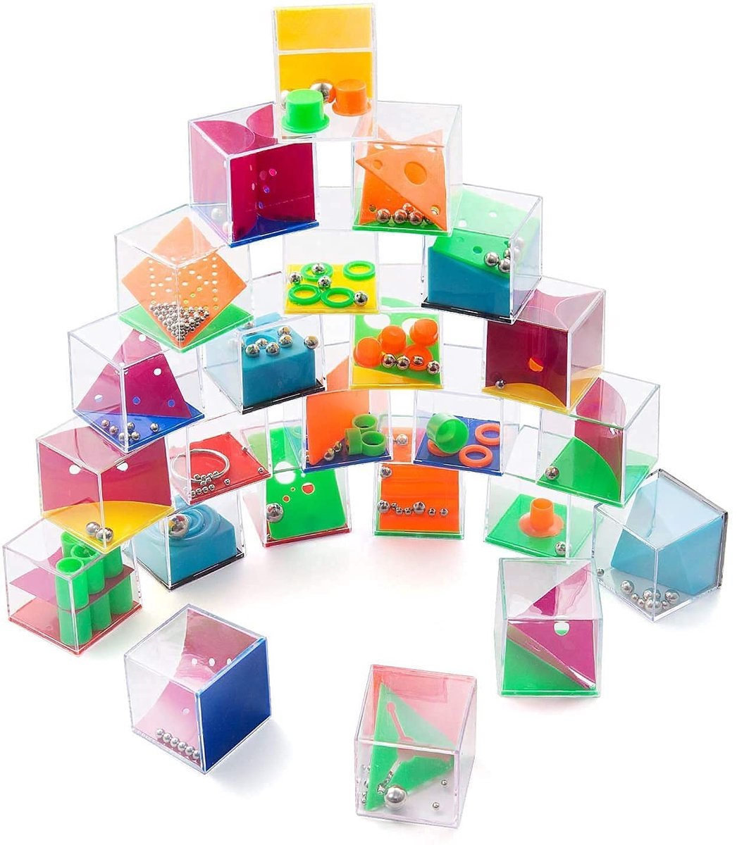 Omgoods - 24 Stuks Puzzelspellen voor Kinderen en Volwassenen