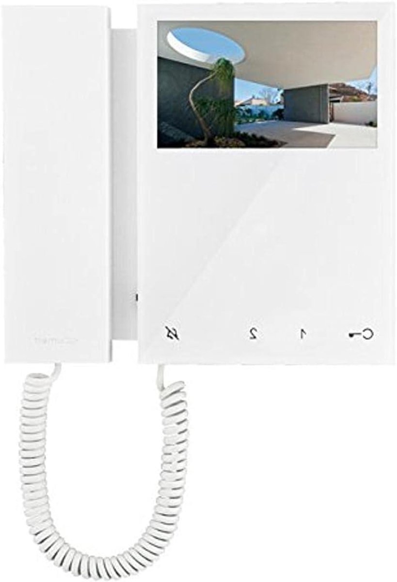 Video Intercom - Deurtelefoon Monitor - Veilig Thuis - 4.3 Inch Kleurenscherm - 35 x 21 x 15 cm - Wit