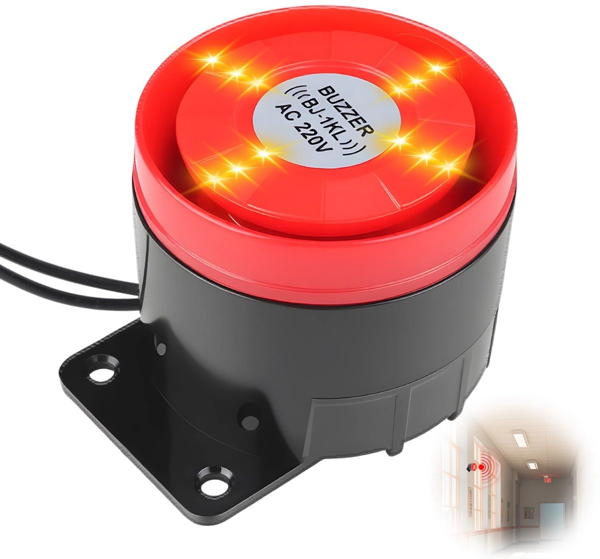 Omgoods - Buitensirene Alarm 220V 120dB