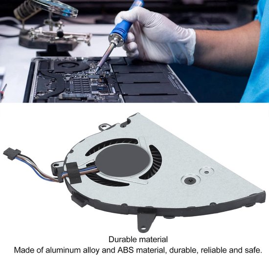 Vervangende CPU Koelventilator voor Laptop, Compatibel met Diverse Modellen, Stille en Efficiënte Koeling — afbeelding 4