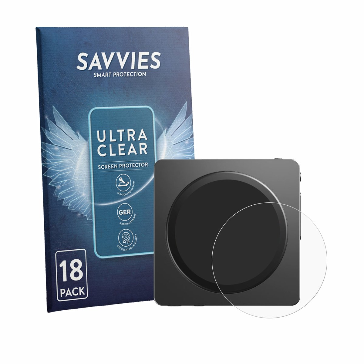 Savvies - Screenprotector voor FiiO SnowSky Disc - Folie Beschermfolie transparant 18 Stuks