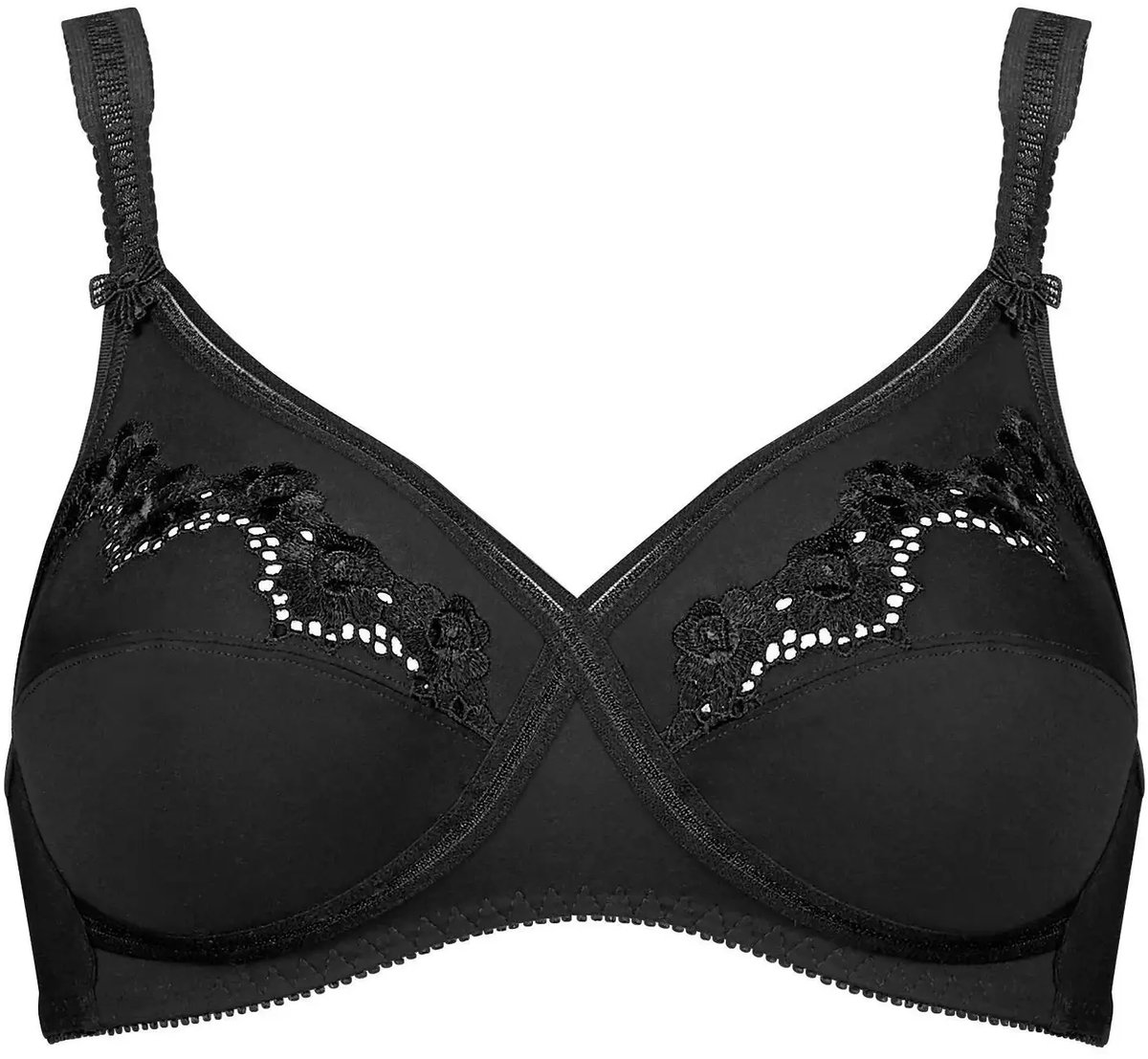 Triumph Katoenen damesbeha Triumph Elasti Cross zwart