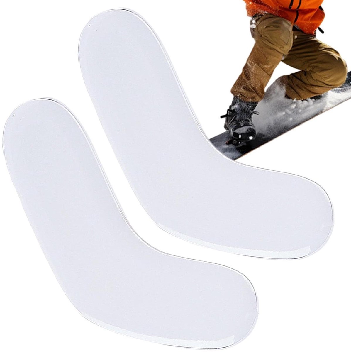 Enkelbeschermers voor Laarzen - Gelkussens Enkelbeschermers - Sport Training - Ademend Ergonomisch - 2-Delig - Wit
