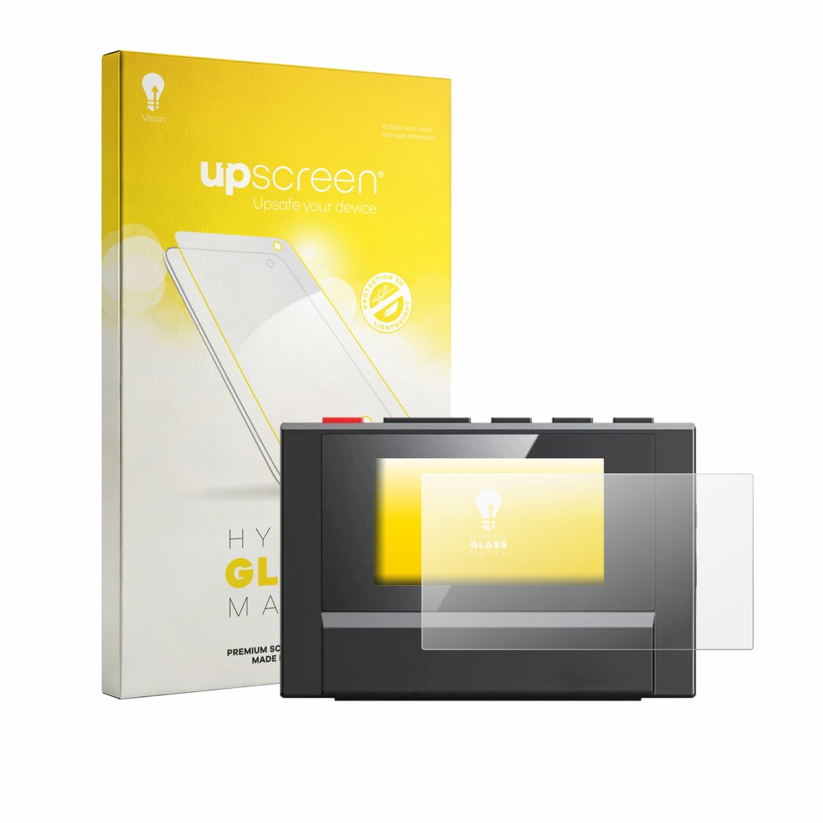 upscreen - Screenprotector voor FiiO SnowSky Echo Mini - Folie Beschermfolie Beschermglas matte