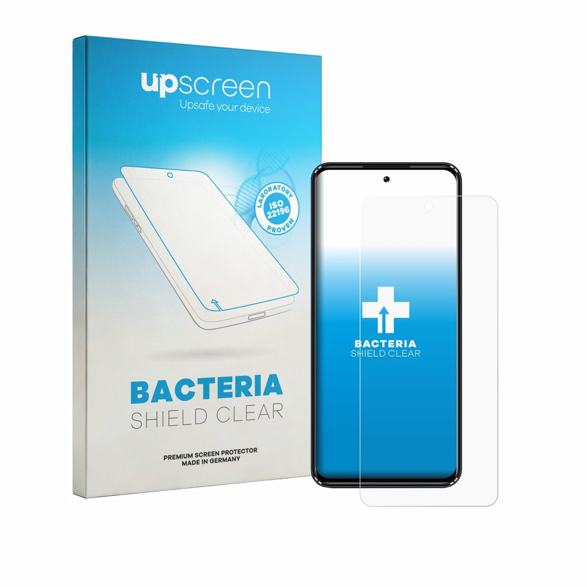 upscreen - Screenprotector voor Lagenio A11 Pro - Folie Beschermfolie transparant antibacterieel