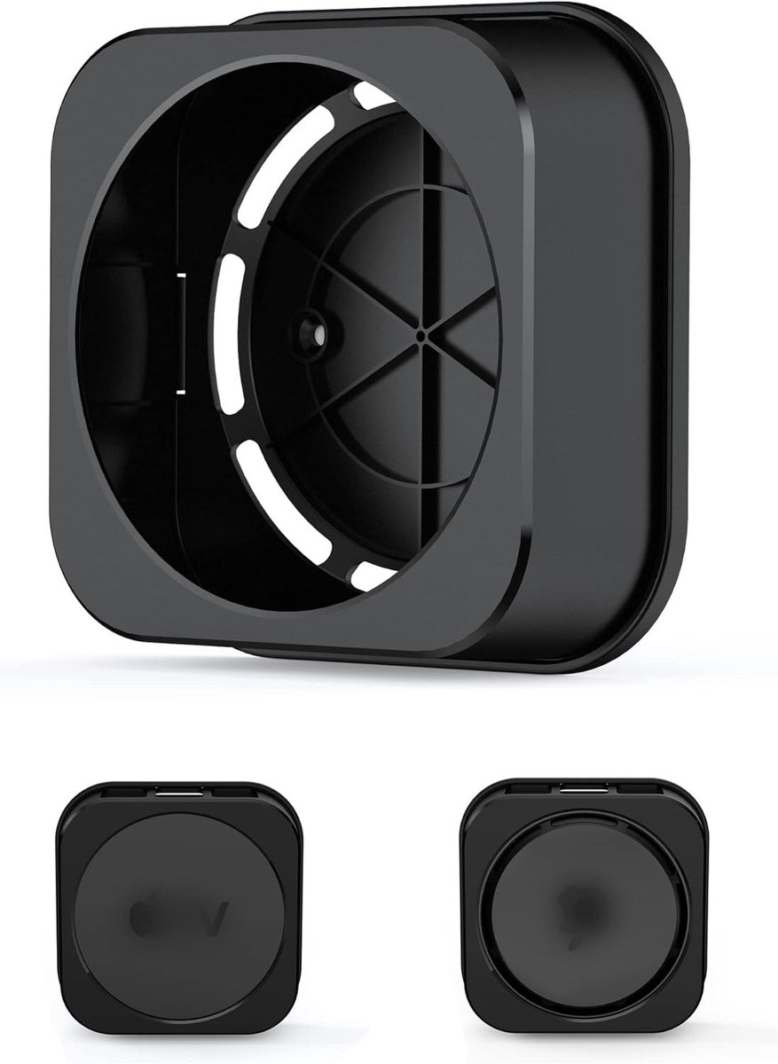 Muurbeugel met Diefstalbeveiliging voor Apple TV 4K/HD - Geschikt voor 4e/5e Generatie 2021, Stevig en Veilig Ophangsysteem