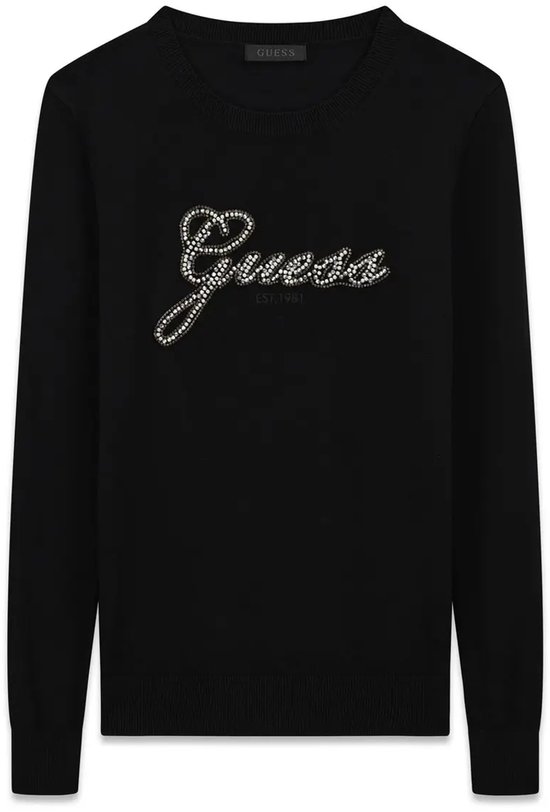 Pull Georgia met logo en ronde hals voor dames Guess