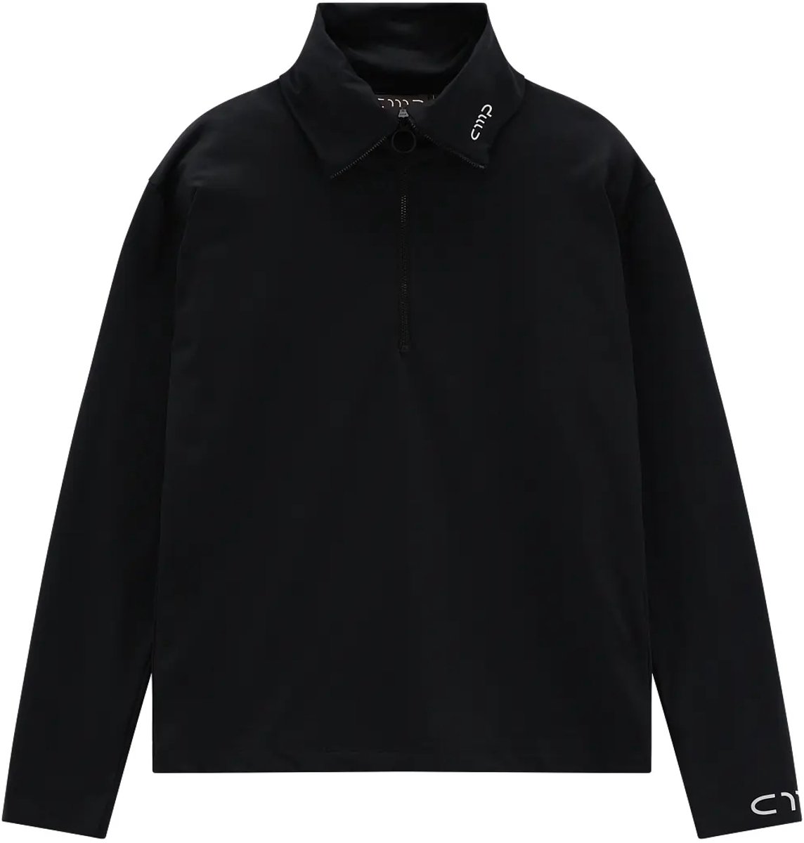 1/4 rits sweater CMP Zwart