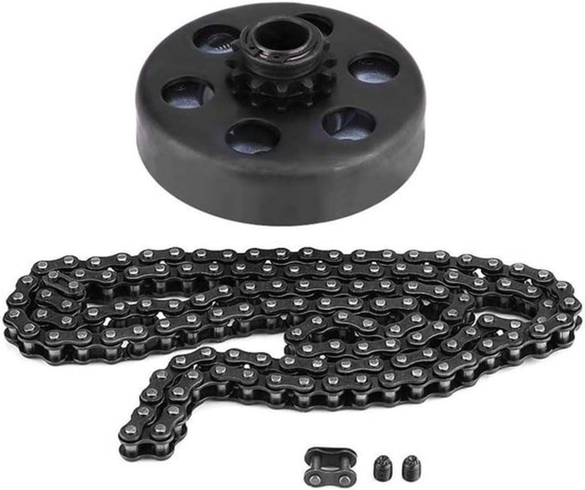 Centrifugale Koppeling 3/4" met 12 Tanden en Kettingschroeven voor Go-Kart en Mini Bike, Inclusief 35 Kettingschroeven