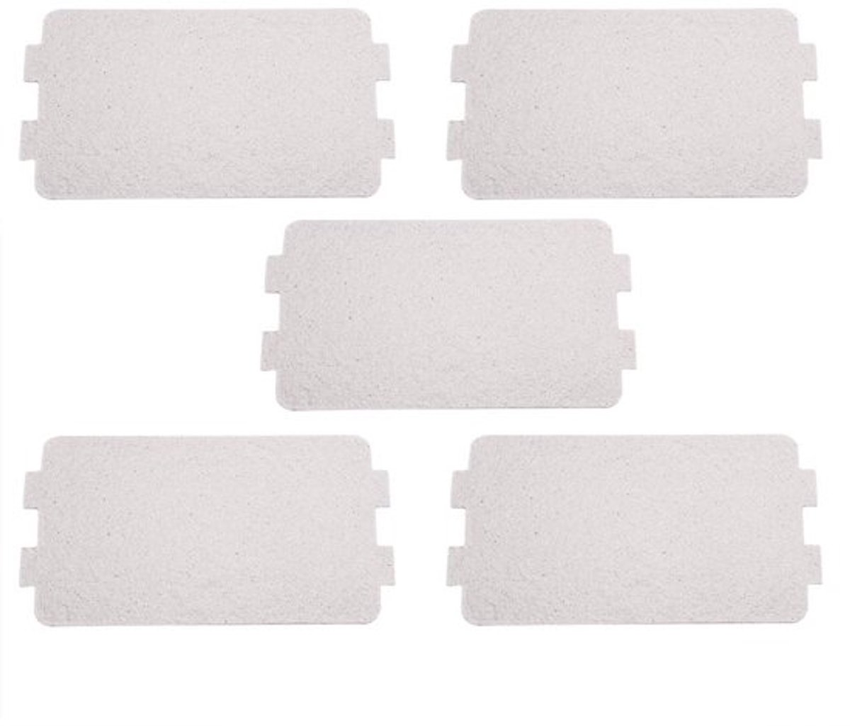 5 STKS Magnetron Mica Plaatplaat vervanging Repareren Accessoire (4,6 * 2,5 inch)