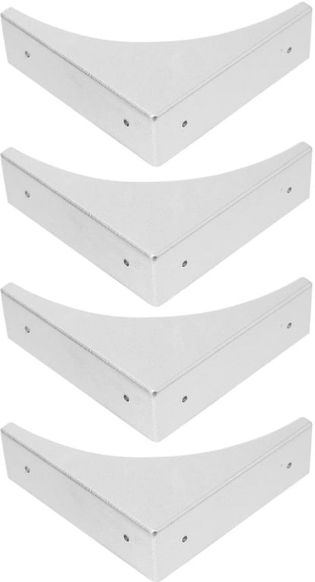 Set van 4 metalen hoekbeschermers voor het beschermen van tafels, kasten, deuren, ramen en ander meubilair tegen beschadigingen