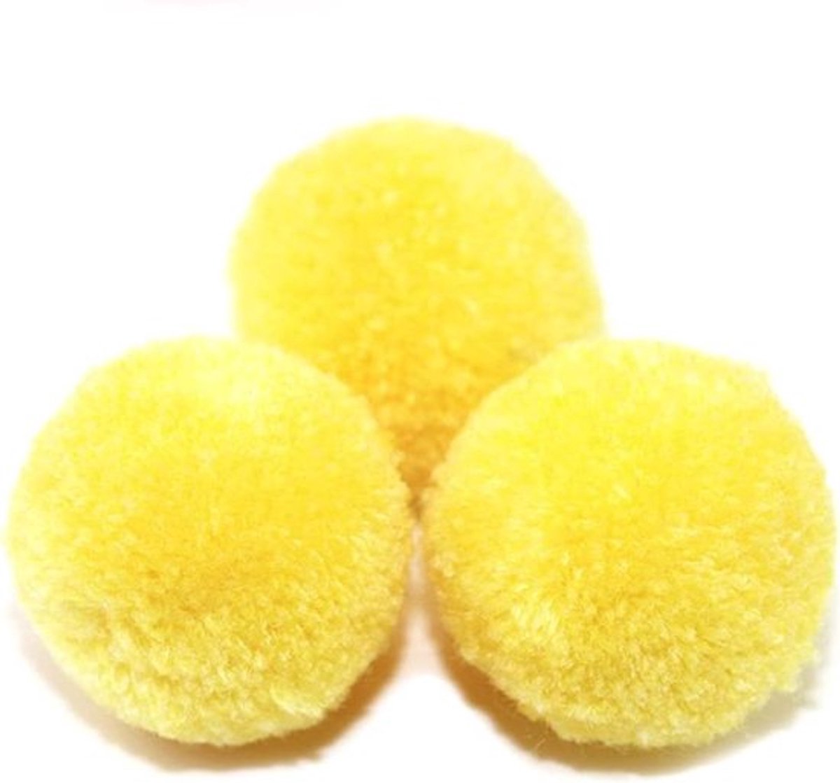 Kleurige pompoms 30 x 50 mm voor knutselen, feestdecoratie, Pasen, Kerst en DIY-projecten