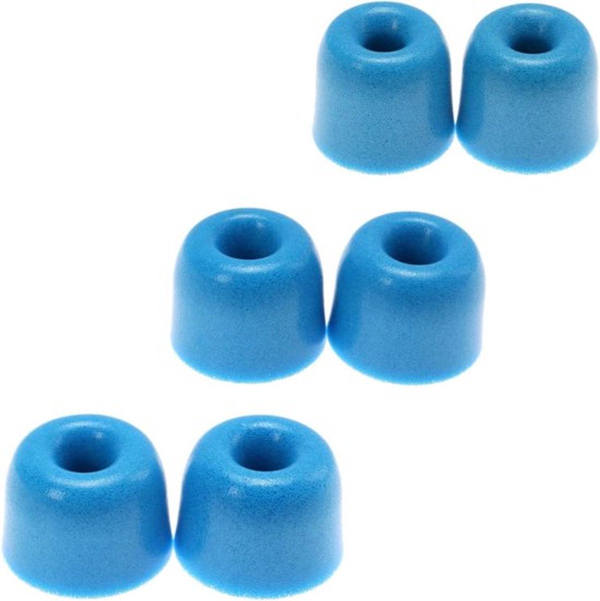 Oordopjes - Memory Foam - Geluidsisolatie - Blauw - Vervanging - T2 Pro - 3 maten S/M/L - Geschikt voor oortelefoon - Compatibel met TIN HiFi T2 Pro - Blauw