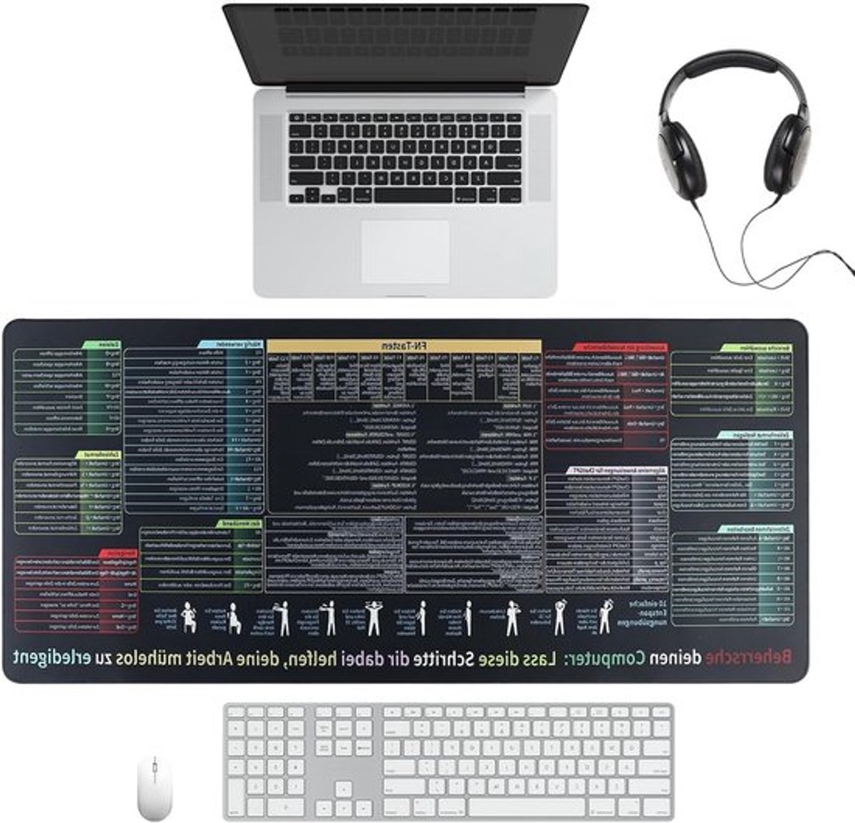 Grote Anime XXL Muismat 900 x 400 x 3 mm, Waterdichte Gaming Muismat voor PC, Laptop en Kantoor