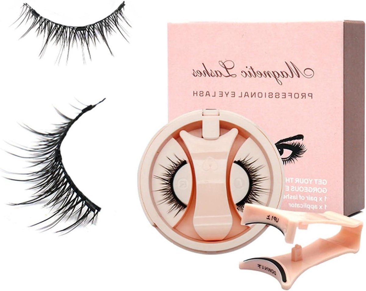 Magnetische Wimpers - Valse Wimper Sets - Natuurlijke Look Creëren - Zonder Lijm Directe Hechting - 6D Clusters - Zwart