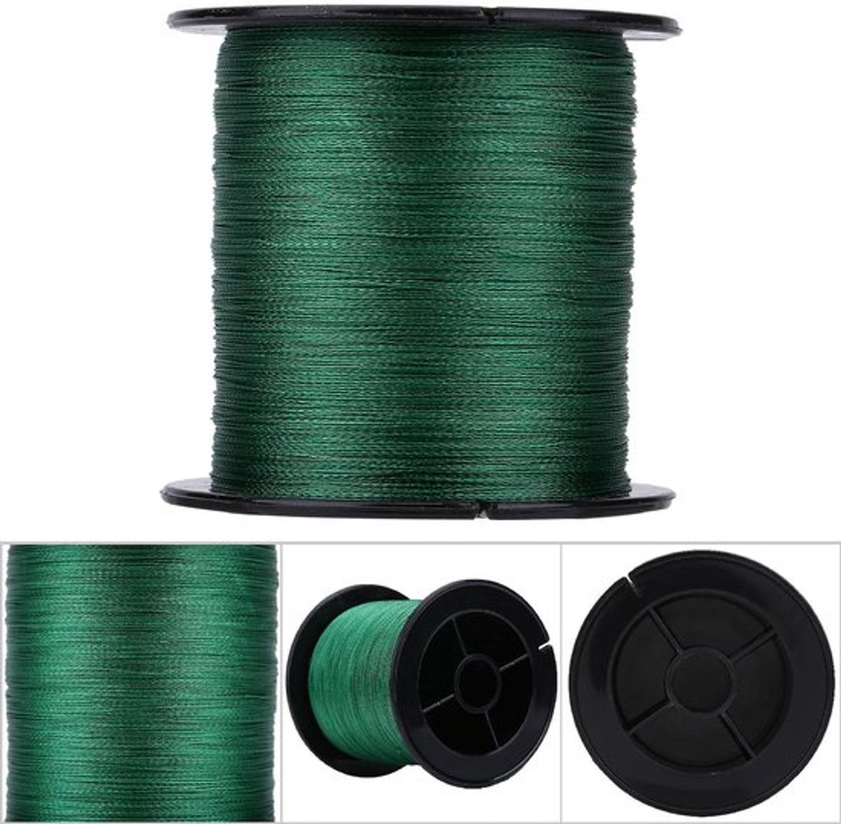 Vislijn Gevlochten PE 300m - Sterke Trek - Monofilament - Slijtvast - Weinig Rek - Draadgrootte 0,6-8 mm - Vissnoer