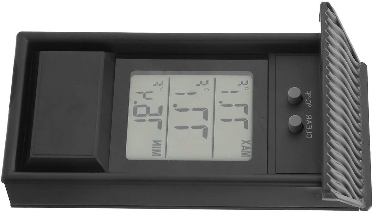 Digitale Buitenthermometer - Tuinthermometer Temperatuurmeter - Buiten Temperatuur Meten - Waterdicht ABS Materiaal - 14 Centimeter - Wit