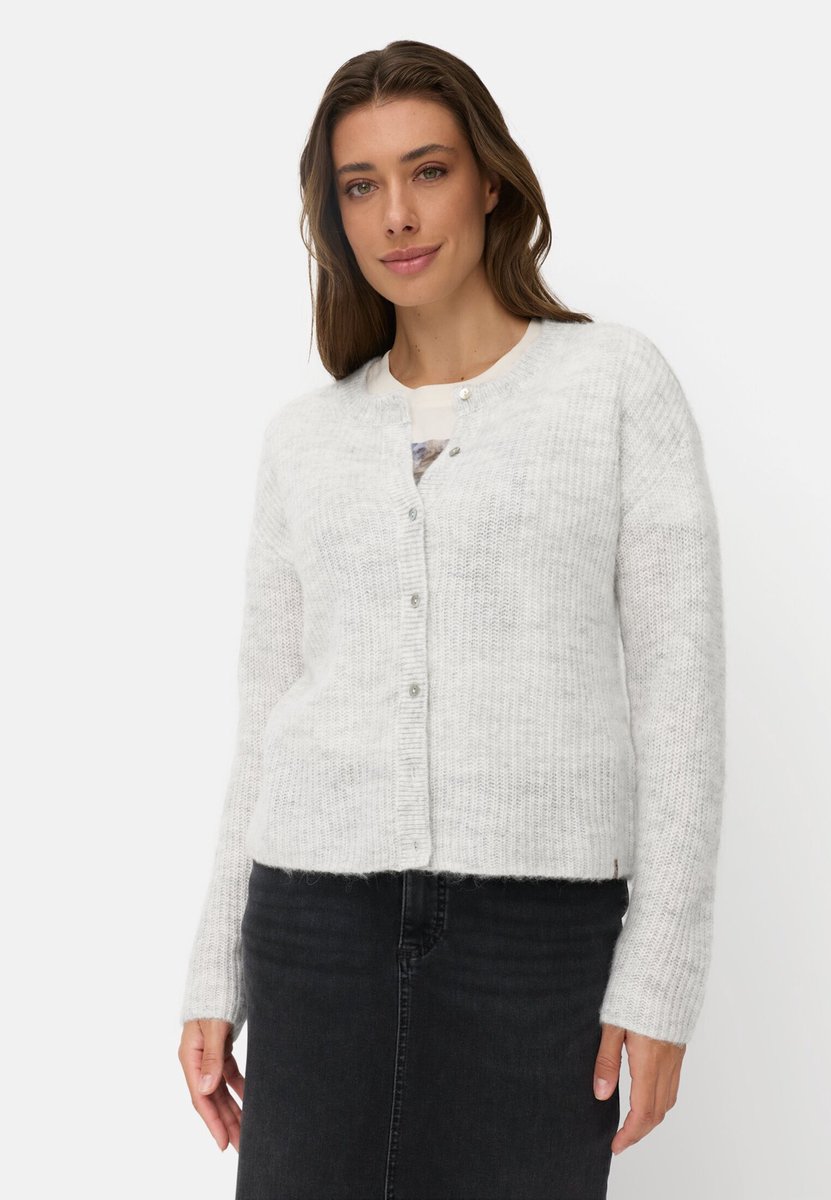 camel active Vest met rechte pasvorm - Maat womenswear-XXS - Grijs