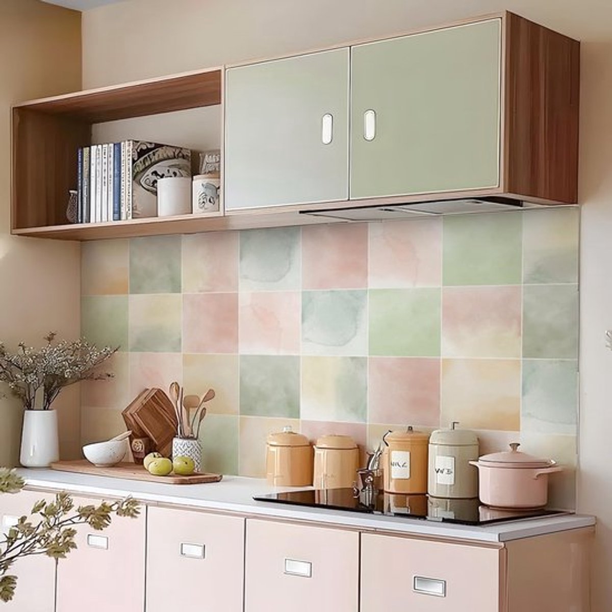 Wandtegel Zelfklevend 10 Stuks - Tegelstickers - Waterdicht - Keuken - Badkamer - Charmant Ontwerp - Tegels