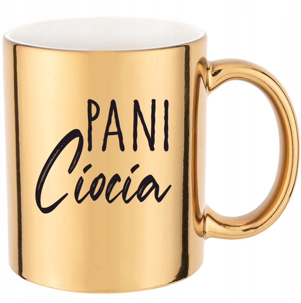 Merkloos Gouden Mok 330ml - Stijlvol & Glanzend Cadeau