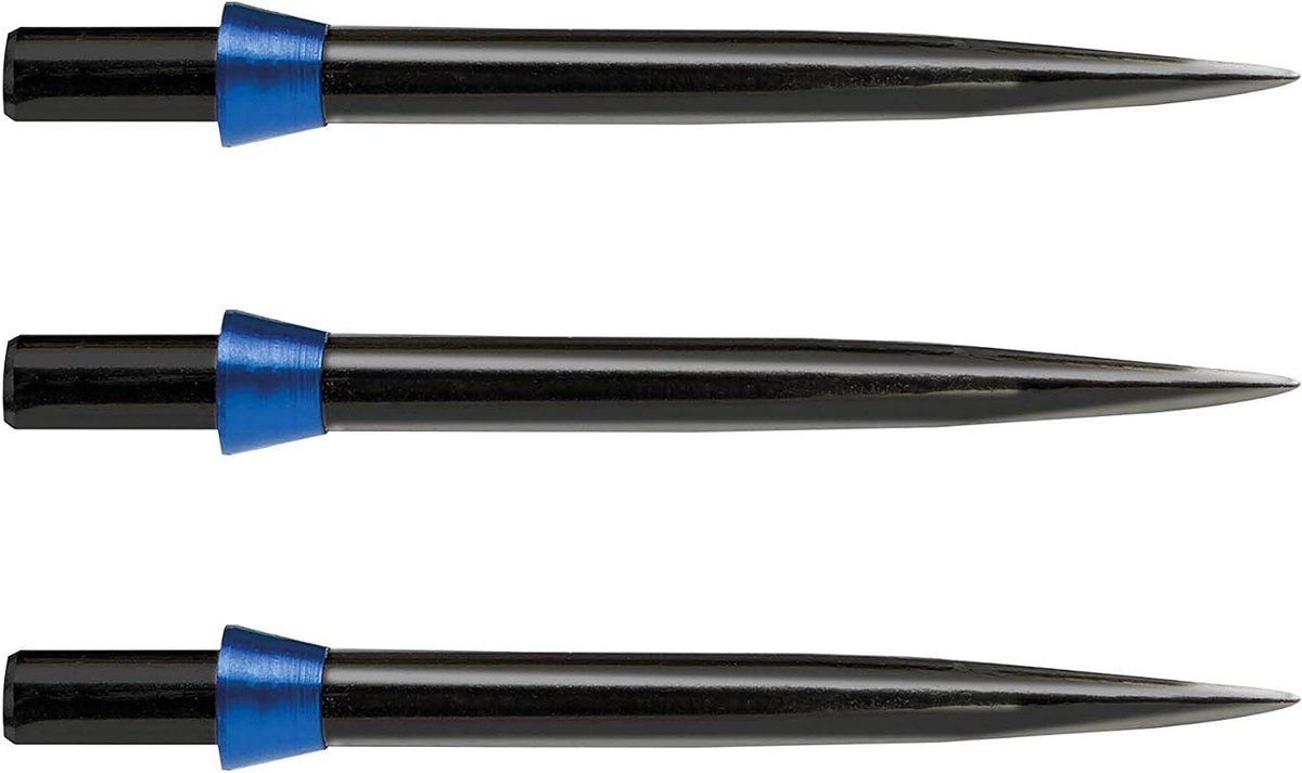 Dartpunten - Pijlpunt Set - Darts Spelen - Gepatenteerde Afbuigingstechnologie - 32 mm - Zwart Blauw