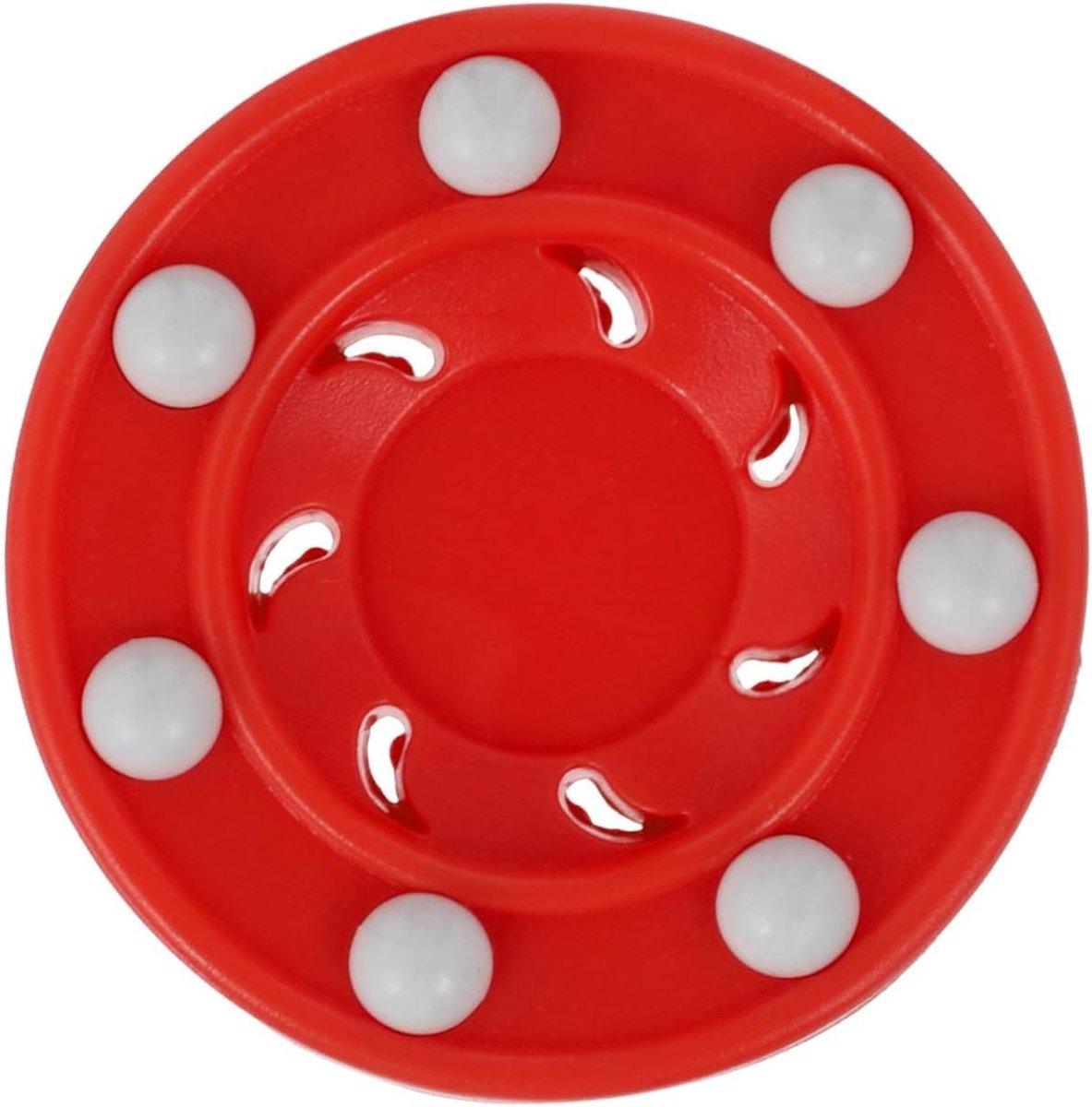 Roller Hockey Puck - Training Puck Hockeybal - Roller Hockey Spelen - Lage Wrijving Glijding - 7.50X7.50X3.00CM - Rood