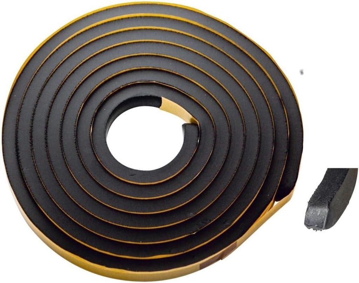 Bentoniet Zwellint - Waterkerende band - Voegen Afdichten - Actieve Brondruk - 1 x 5 meter - Zwart