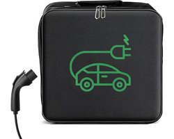 Oplaadkabel Tas - Opbergdoos EV - Auto Accessoires Opslag - Waterdicht Oxford Materiaal - 37x37x12 cm - Zwart