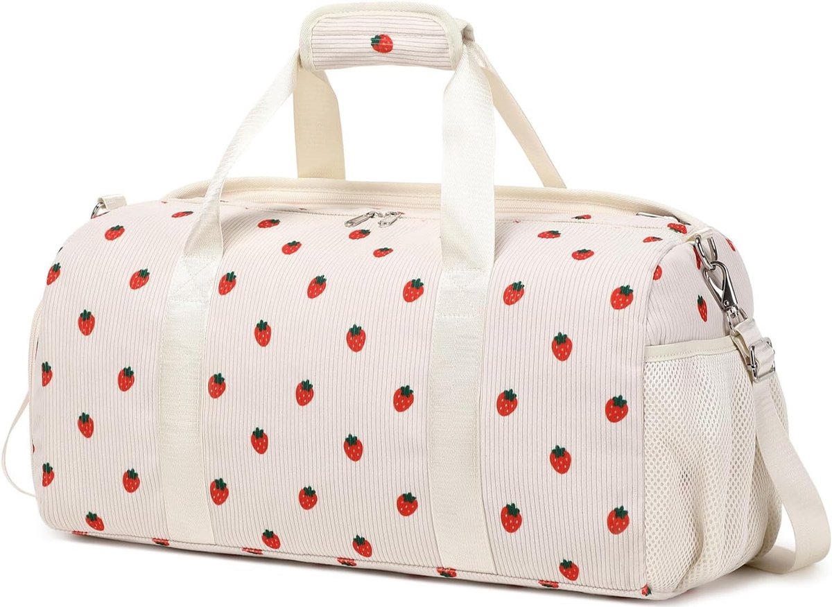 Duffle bag voor meisjes - Reis- en zwemtas met schoencompartiment, ideaal voor kinderen, 18"L * 9.75"H * 8"W, perfect voor logeerpartijtjes en sportactiviteiten
