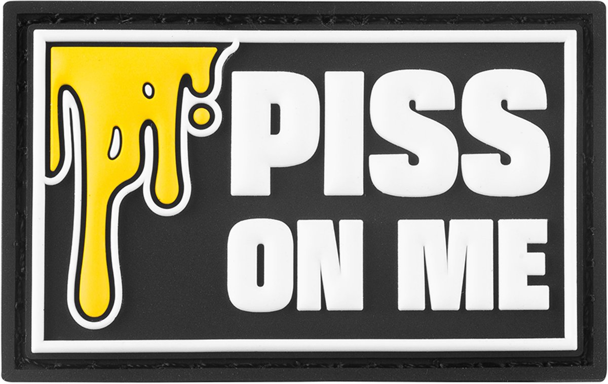Fuck&Fist - Wear It - PISS ON ME - Fetish Tag met Klittenband
