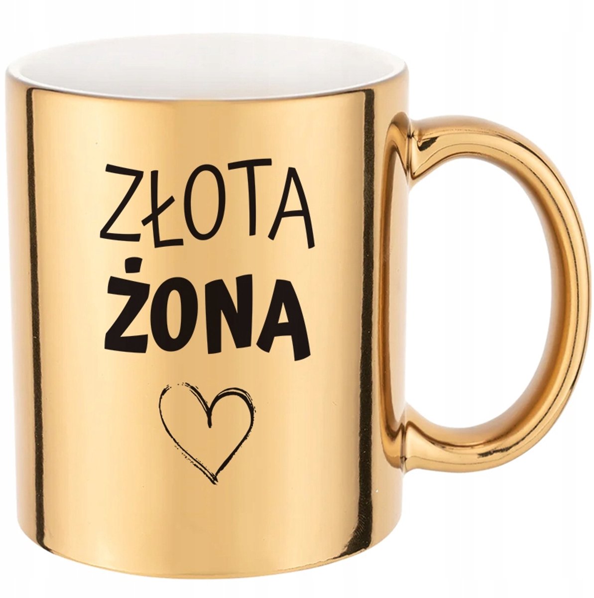 Luxe gouden keramische mok 330 ml - elegante cadeau