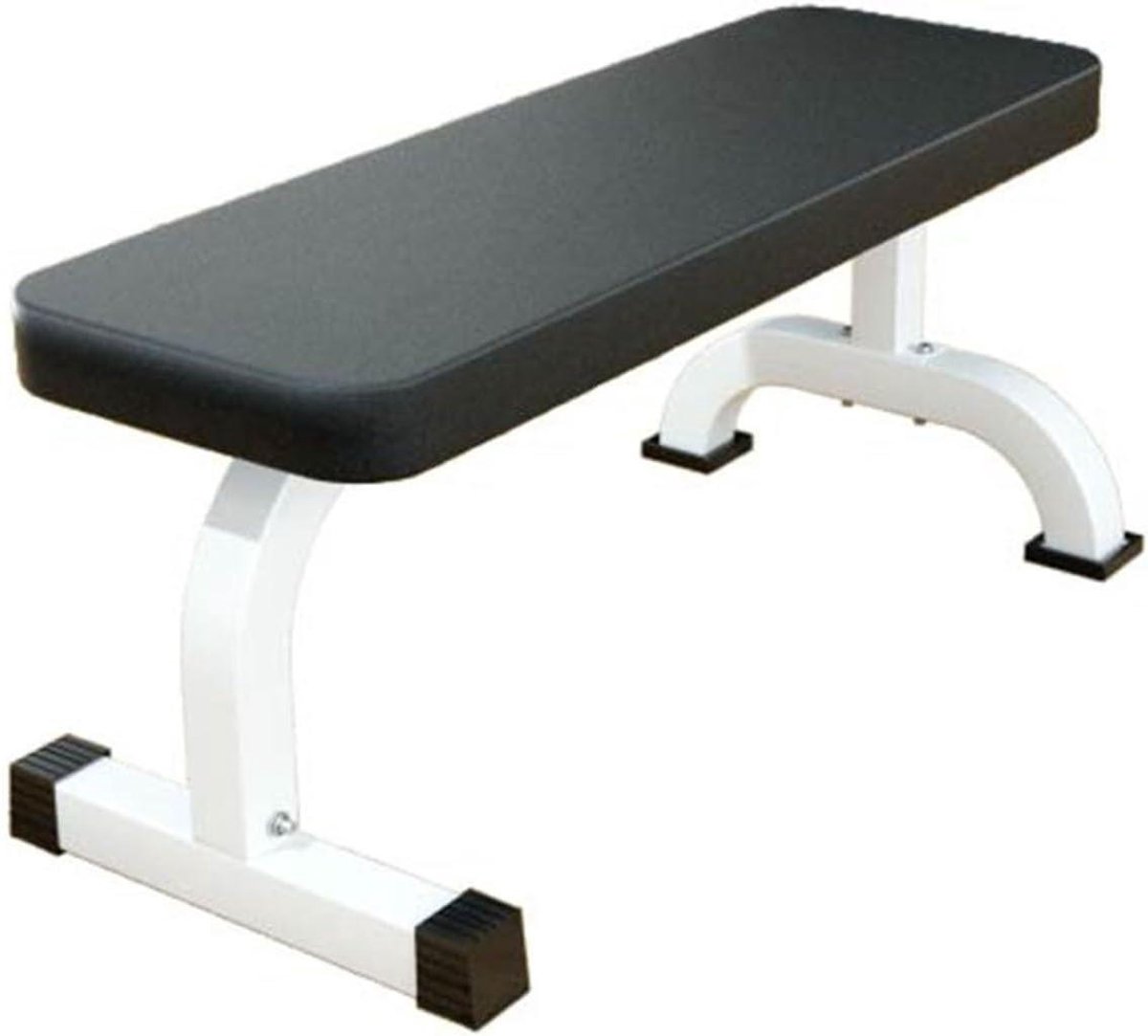 Halterbank - Fitnessbank Trainingsbank - Krachttraining Thuis - Stabiele I-balk Structuur - 250 kg Draagvermogen - Zwart