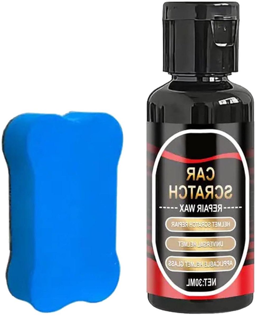 Motorfiets Krasverwijderaar - Reparatiepasta Lak - Motoronderhoud - Streepvrije Formule - 30 ml - Wit