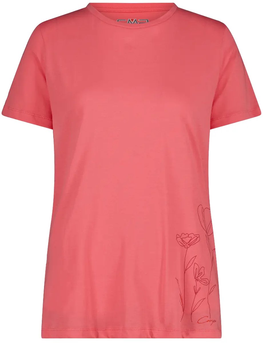 T-shirt van biologisch katoen voor vrouwen CMP Roze