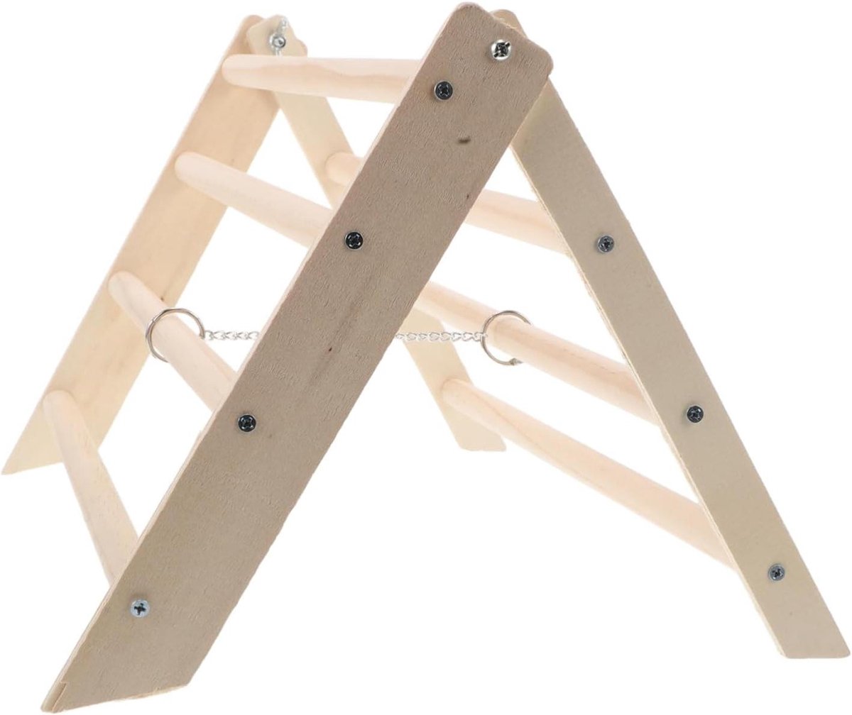 Kippenzitstok - Rustplaats voor pluimvee - Pluimvee Welzijn - Stevige Houten Constructie - 37x32x20 cm - Beige