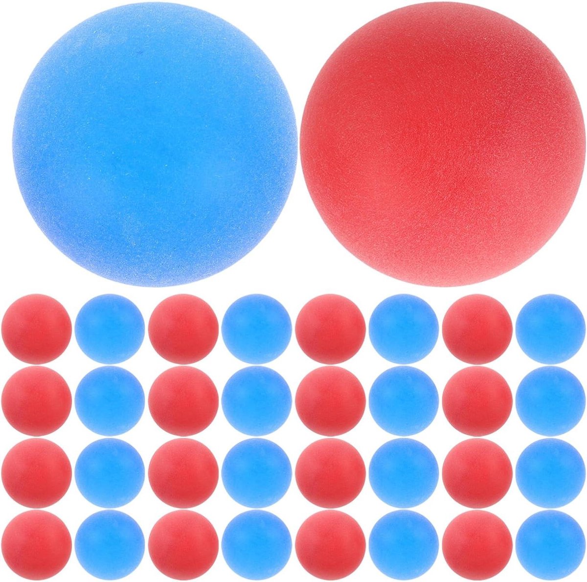 Pingpongballen - Tafeltennisballen Feestballen - Feestdecoratie - Matte afwerking - 40 mm - Diverse kleuren