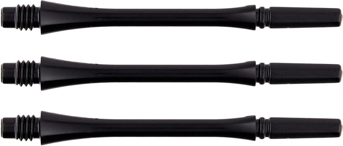 Darts Shafts - Dart Accessoires - Darts Spelen - Gear Slim Locked - Maat 6 - Donker Zwart