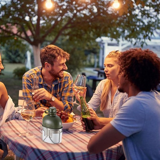 Campingset Kookgerei - Outdoor Keuken - Koken Buiten - Compact Opvouwbaar - 1000 ml Inhoud - Zilver — afbeelding 3