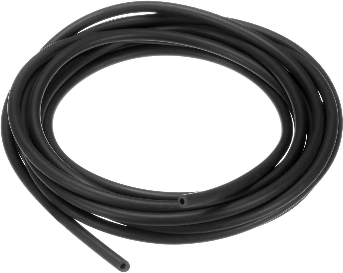 Lubricerende Oliekleppen, 2mm ID x 4mm OD, 3 Meter Rubber Tuinslang voor Irrigatie en Buitengebruik