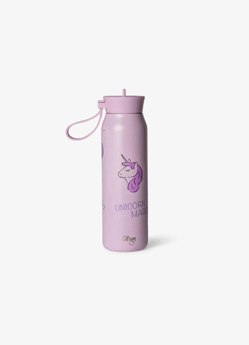 Citron Thermo Drinkfles - 350ml - Ø6xH21cm - Stormy Unicorn