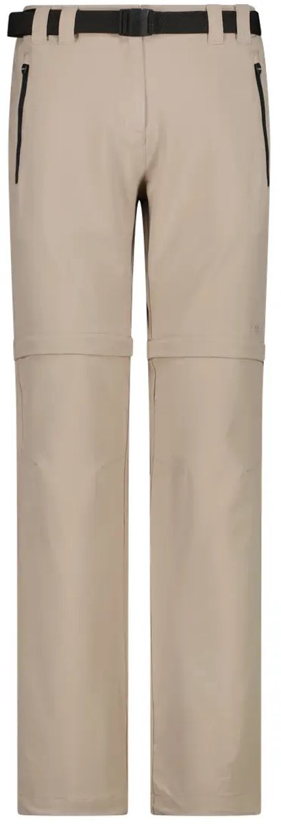 Vrouwelijke convertible wandelpantalon CMP Beige