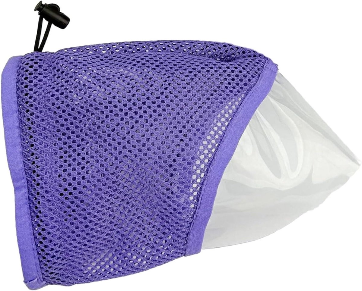 Kattenmuilkorf - Huisdier masker - Veilige Hantering - Ademend Mesh Materiaal - M - Paars