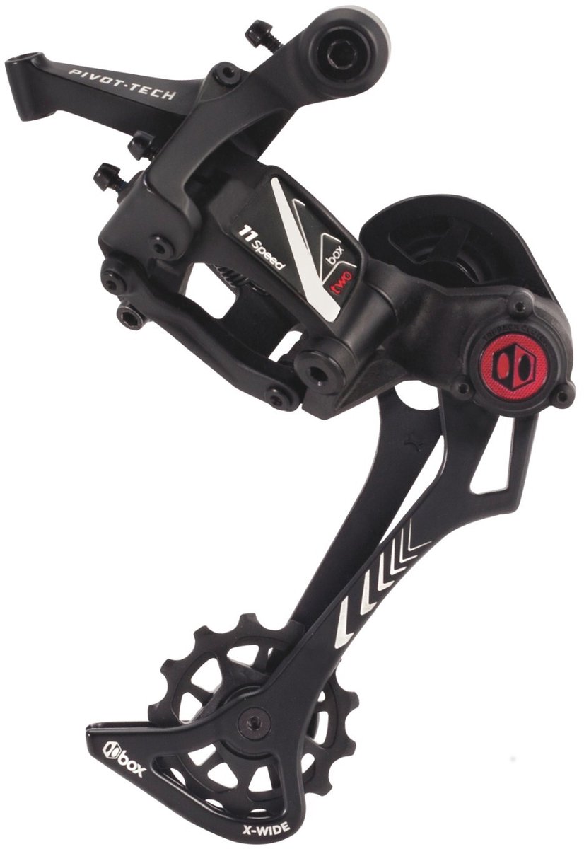Extra lange achterderailleur Box Components Two Chape