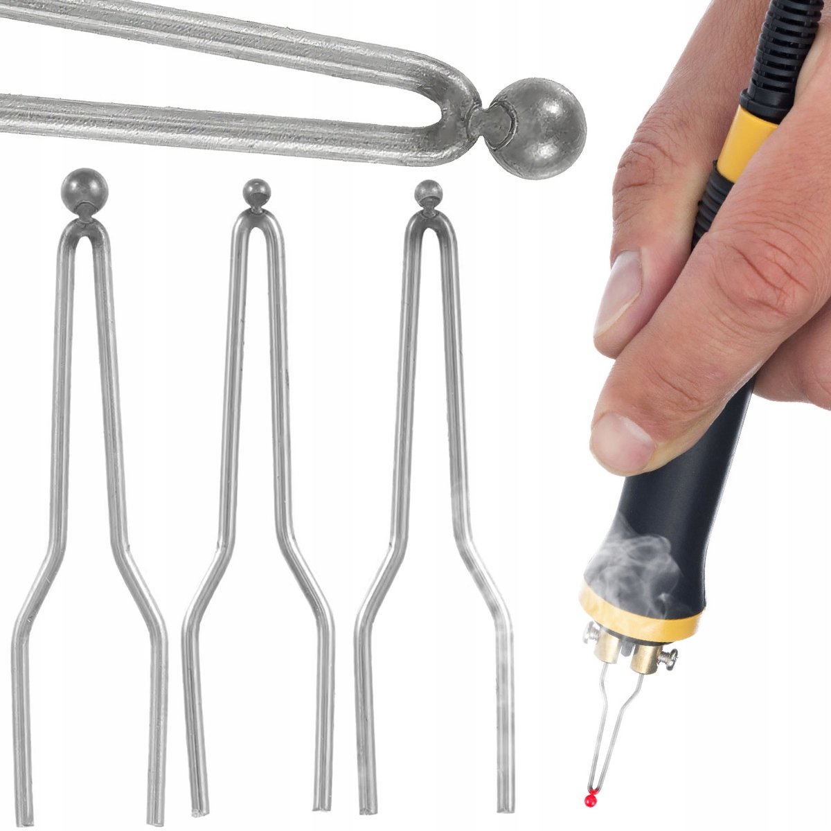 Rosfix Brandpunt Kogeltip Set - 3 Stuks 1,5/2/2,5 mm - Geschikt voor 60W Dual Pin RBB60W RBR60W