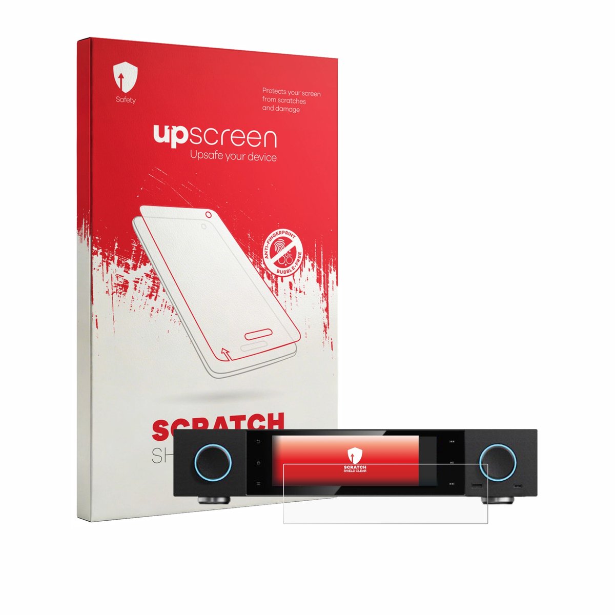 upscreen - Screenprotector voor FiiO S15 - Folie Beschermfolie transparant